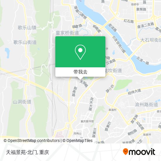 天福景苑-北门地图