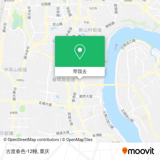 古渡春色-12幢地图