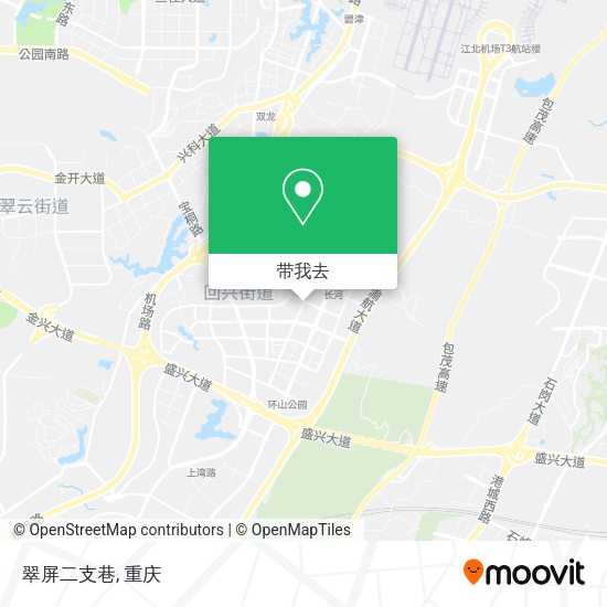 翠屏二支巷地图