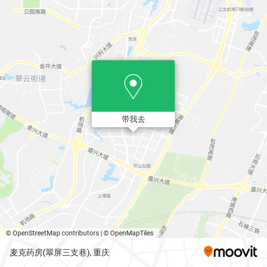 麦克药房(翠屏三支巷)地图