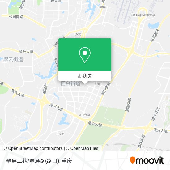 翠屏二巷/翠屏路(路口)地图