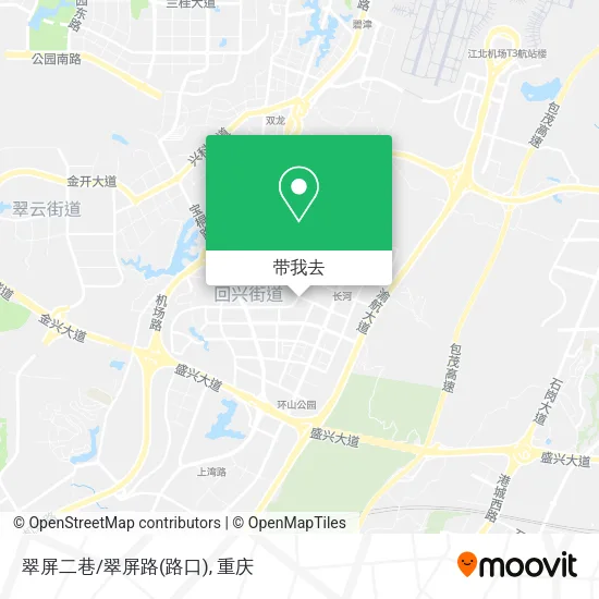 翠屏二巷/翠屏路(路口)地图