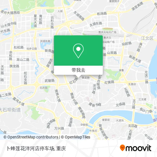 卜蜂莲花洋河店停车场地图