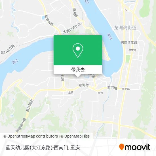 蓝天幼儿园(大江东路)-西南门地图