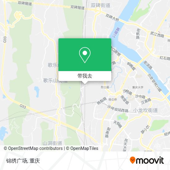 锦绣广场地图