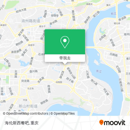 海伦斯西餐吧地图