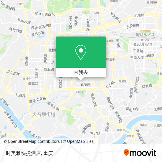 时美雅快捷酒店地图