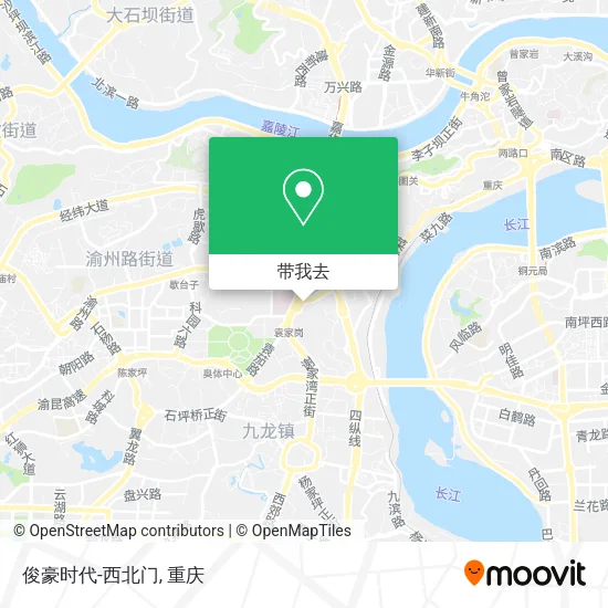 俊豪时代-西北门地图