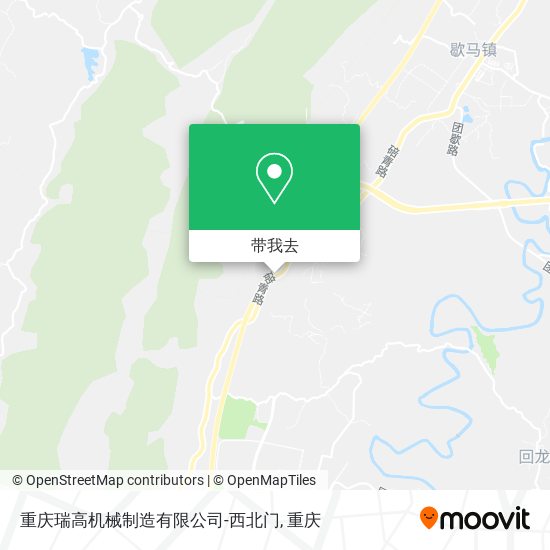 重庆瑞高机械制造有限公司-西北门地图