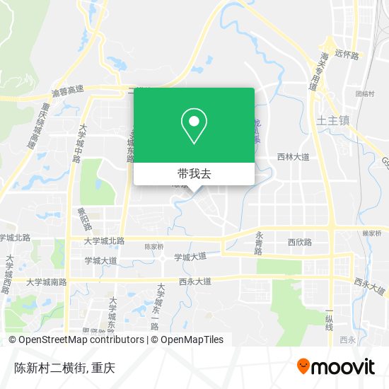 陈新村二横街地图