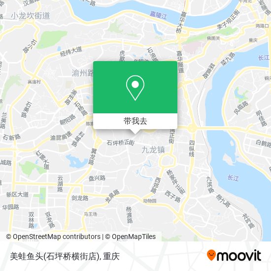 美蛙鱼头(石坪桥横街店)地图