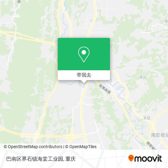 巴南区界石镇海棠工业园地图