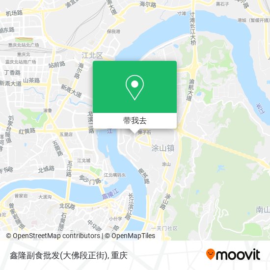 鑫隆副食批发(大佛段正街)地图
