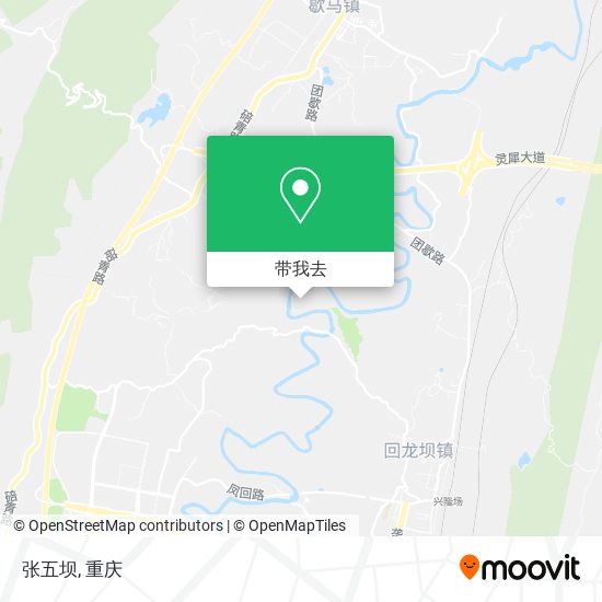 张五坝地图