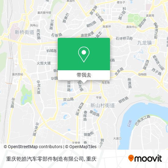 重庆乾皓汽车零部件制造有限公司地图