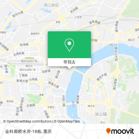 金科廊桥水岸-18栋地图