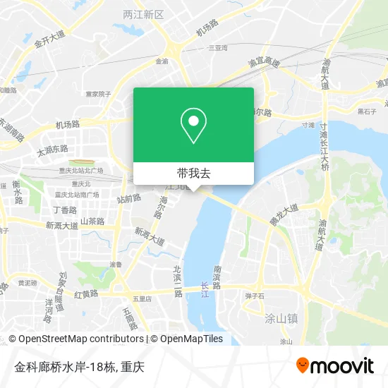 金科廊桥水岸-18栋地图