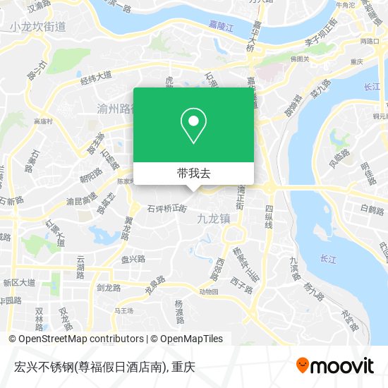 宏兴不锈钢(尊福假日酒店南)地图