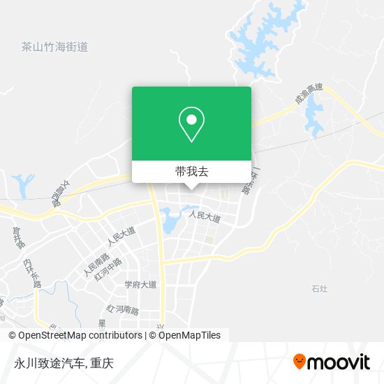 永川致途汽车地图