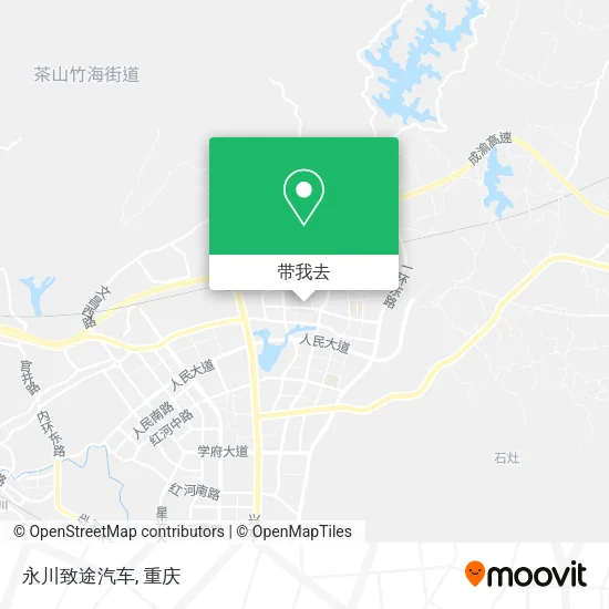 永川致途汽车地图