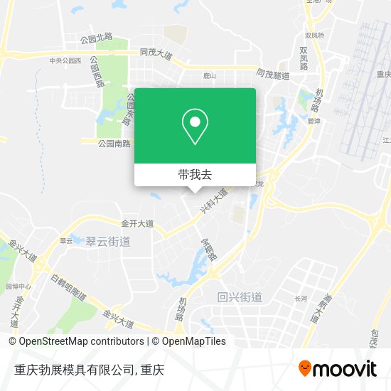 重庆勃展模具有限公司地图