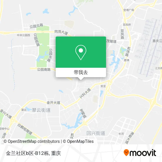 金兰社区b区-B12栋地图