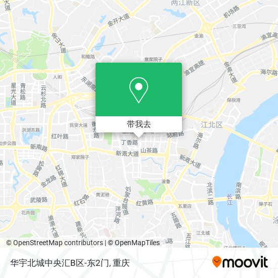 华宇北城中央汇B区-东2门地图