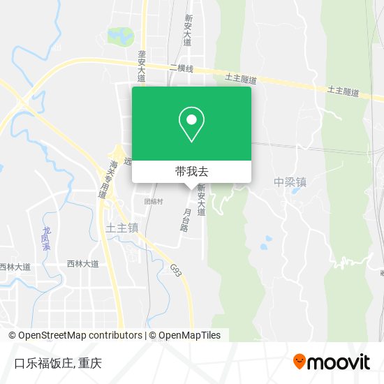 口乐福饭庄地图