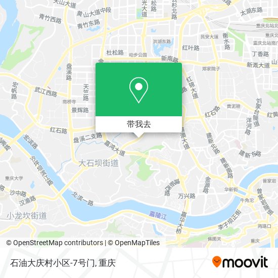 石油大庆村小区-7号门地图