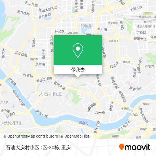 石油大庆村小区D区-20栋地图