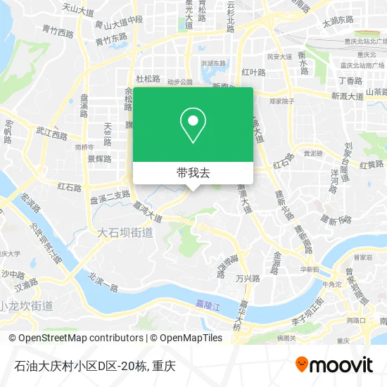 石油大庆村小区D区-20栋地图