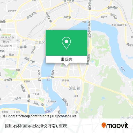 恒胜石材(国际社区海悦府南)地图