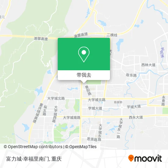 富力城-幸福里南门地图
