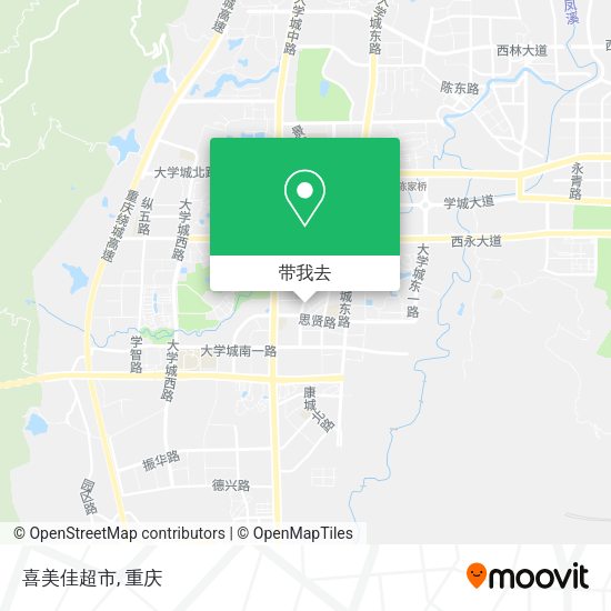 喜美佳超市地图