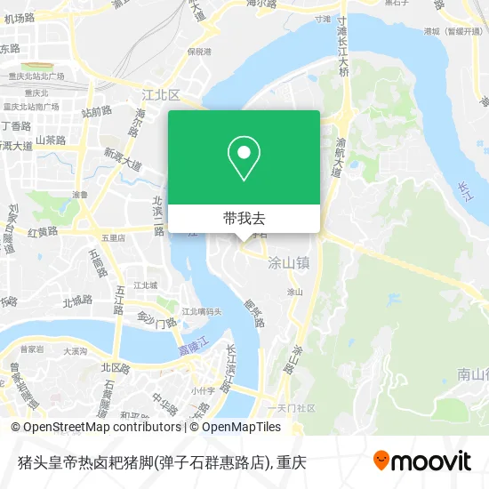 猪头皇帝热卤耙猪脚(弹子石群惠路店)地图