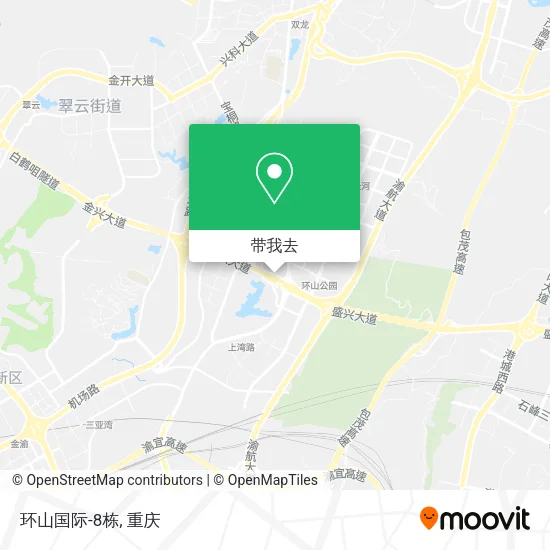 环山国际-8栋地图