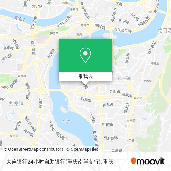 大连银行24小时自助银行(重庆南岸支行)地图