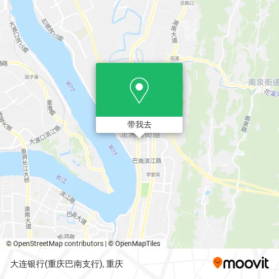 大连银行(重庆巴南支行)地图