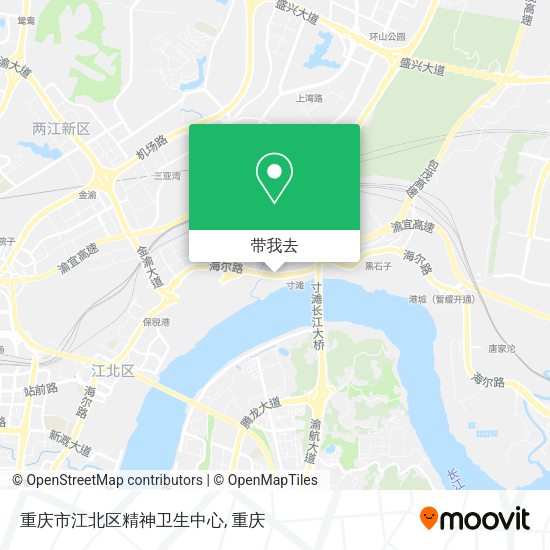 重庆市江北区精神卫生中心地图