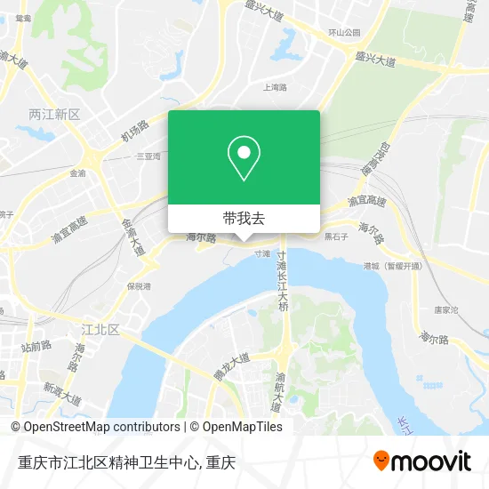 重庆市江北区精神卫生中心地图