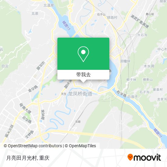 月亮田月光村地图