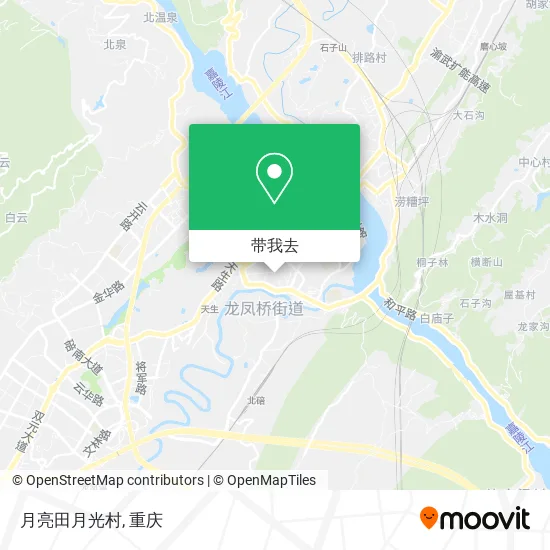 月亮田月光村地图