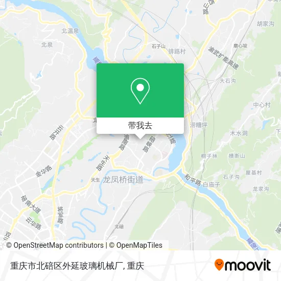 重庆市北碚区外延玻璃机械厂地图