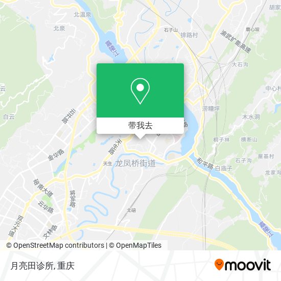 月亮田诊所地图