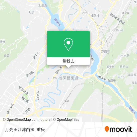 月亮田江津白酒地图