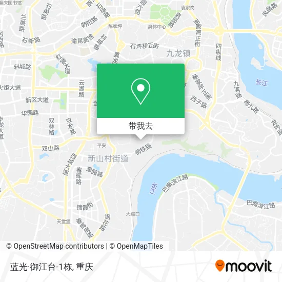蓝光·御江台-1栋地图