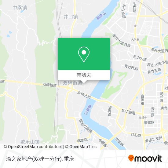 渝之家地产(双碑一分行)地图