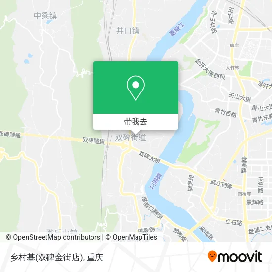 乡村基(双碑金街店)地图