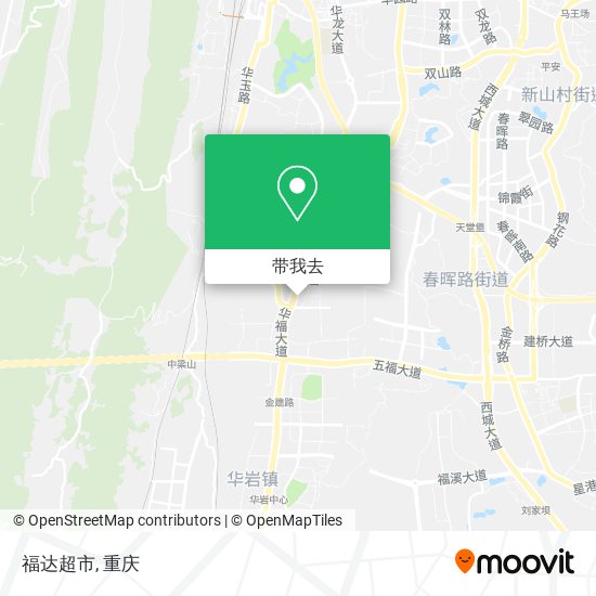 福达超市地图