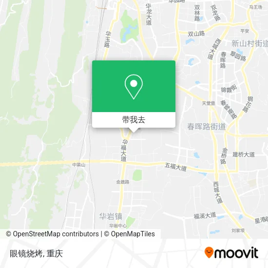 眼镜烧烤地图